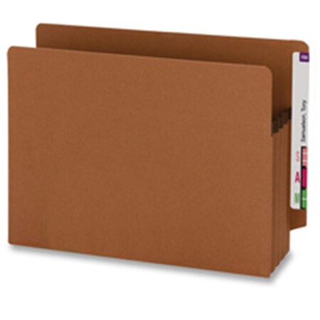 Pen2Paper Pocket- End Tab- Recycled- 3-.50in. Exp- Lgl- Redrope PE3207110